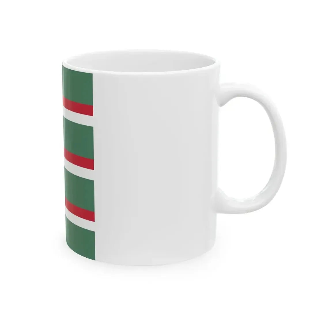 Flag of the Command of an Infantry Regiment of the Royal Hungarian Defence Forces 1928 (Hungary) White Coffee Mug - Go Mug Yourself