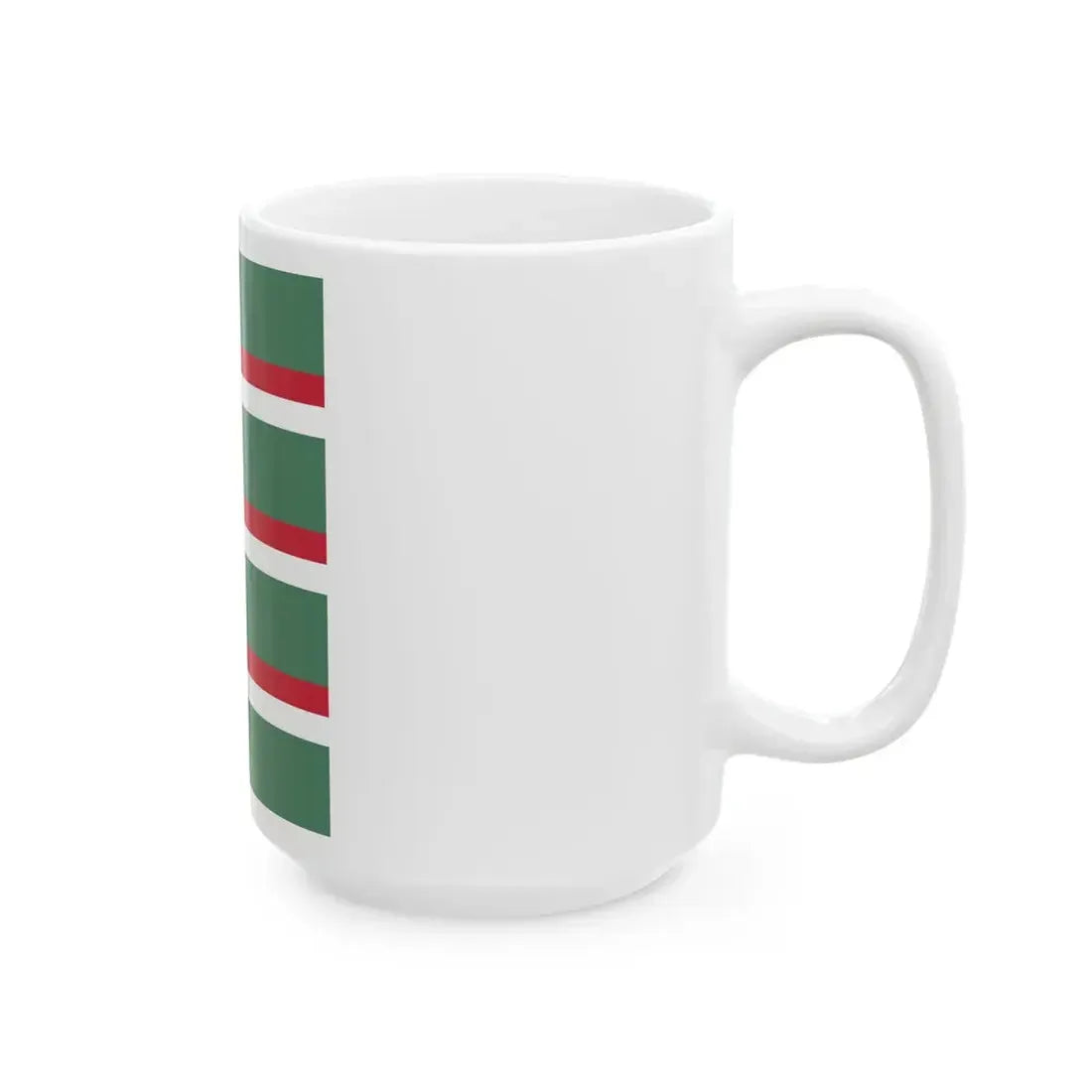 Flag of the Command of an Infantry Regiment of the Royal Hungarian Defence Forces 1928 (Hungary) White Coffee Mug - Go Mug Yourself