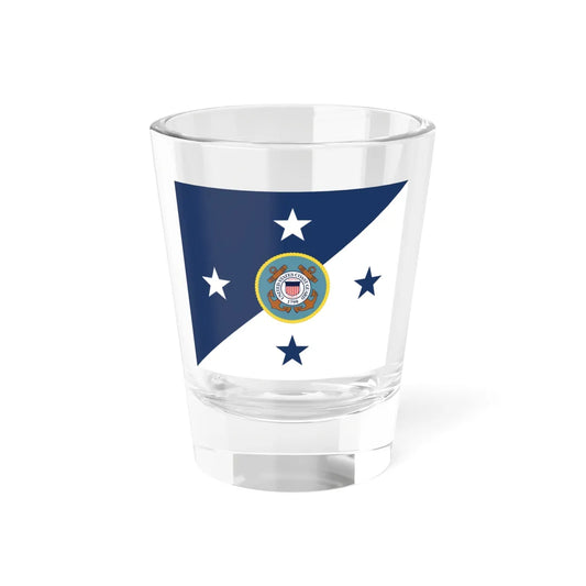 Flag of the Commandant of the United States Coast Guard (United States) Shot Glass 1.5oz 1.5oz - Go Mug Yourself