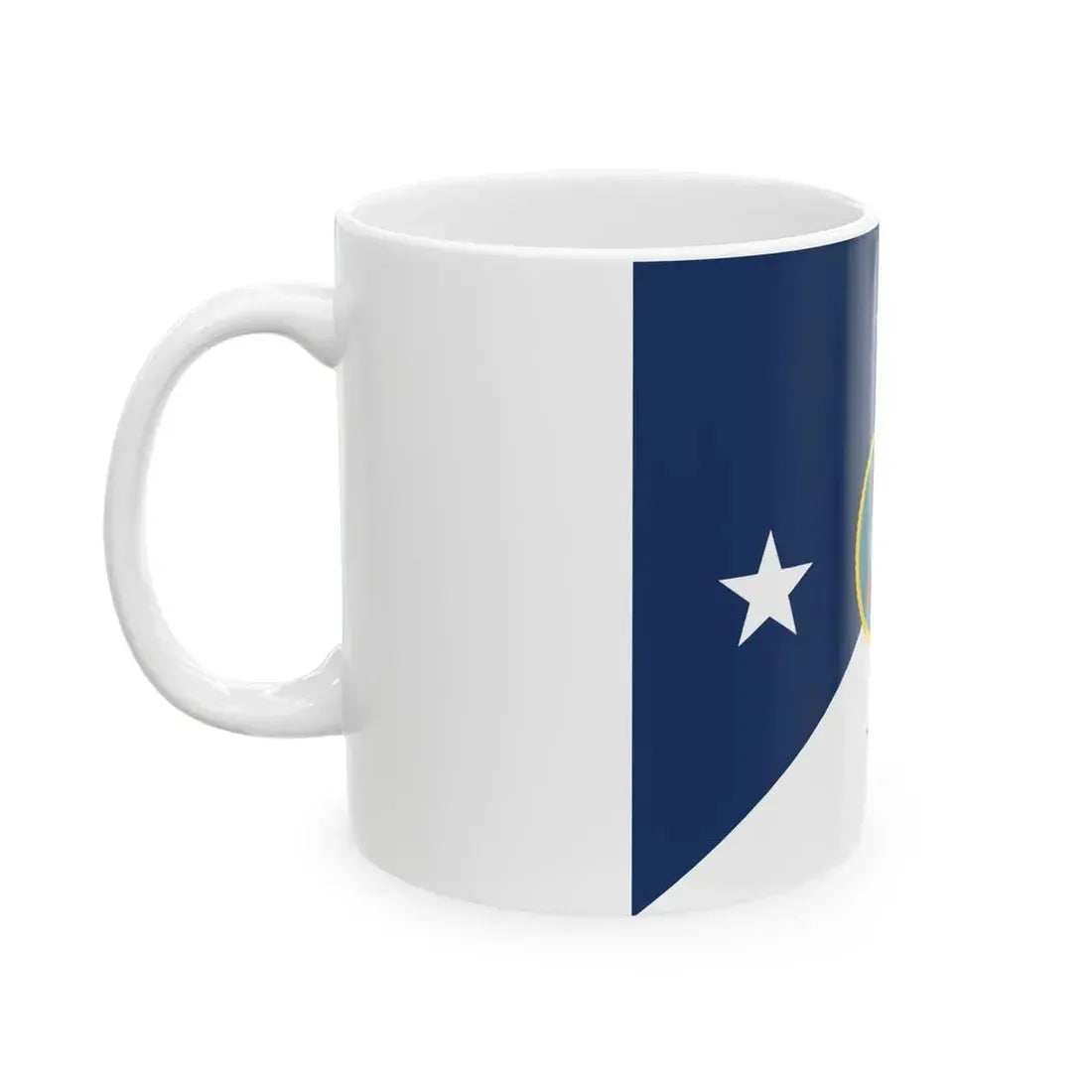 Flag of the Commandant of the United States Coast Guard (United States) White Coffee Mug - Go Mug Yourself