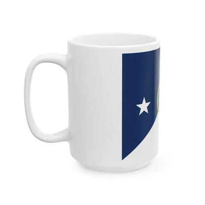 Flag of the Commandant of the United States Coast Guard (United States) White Coffee Mug - Go Mug Yourself
