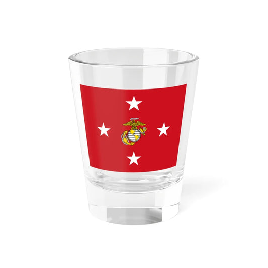 Flag of the Commandant of the United States Marine Corps (United States) Shot Glass 1.5oz 1.5oz - Go Mug Yourself