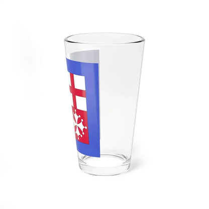Flag of the commander in chief of the naval forces of Italy (Italy) Pint Glass 16oz - Go Mug Yourself
