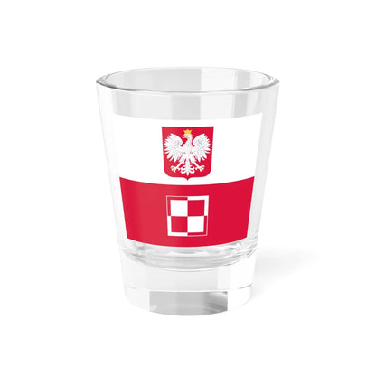 Flag of the Commander-in-Chief of the Polish Air Force (Poland) Shot Glass 1.5oz 1.5oz - Go Mug Yourself