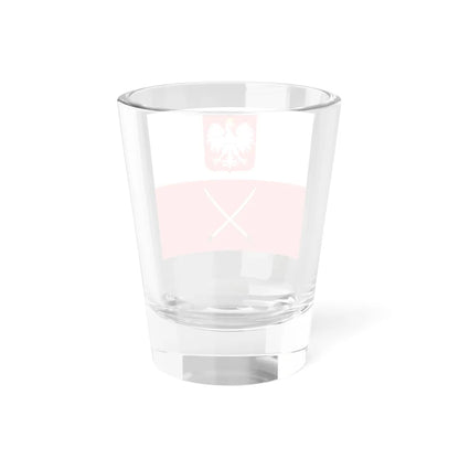 Flag of the Commander-in-Chief of the Polish Land Forces (Poland) Shot Glass 1.5oz - Go Mug Yourself