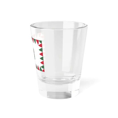 Flag of the Commander of a Corps of the Royal Hungarian Defence Forces 1939-1945 afloat (Hungary) Shot Glass 1.5oz - Go Mug Yourself