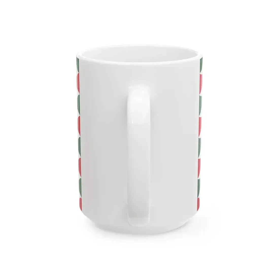Flag of the Commander of a Corps of the Royal Hungarian Defence Forces 1939-1945 afloat (Hungary) White Coffee Mug - Go Mug Yourself