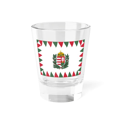 Flag of the Commander of a Corps of the Royal Hungarian Defence Forces 1939-1945 (Hungary) Shot Glass 1.5oz 1.5oz - Go Mug Yourself
