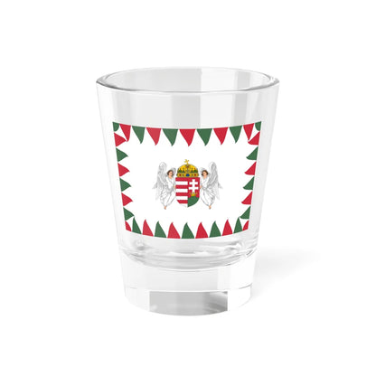Flag of the Commander of an Army of the Royal Hungarian Defence Forces 1940-1945 (Hungary) Shot Glass 1.5oz 1.5oz - Go Mug Yourself