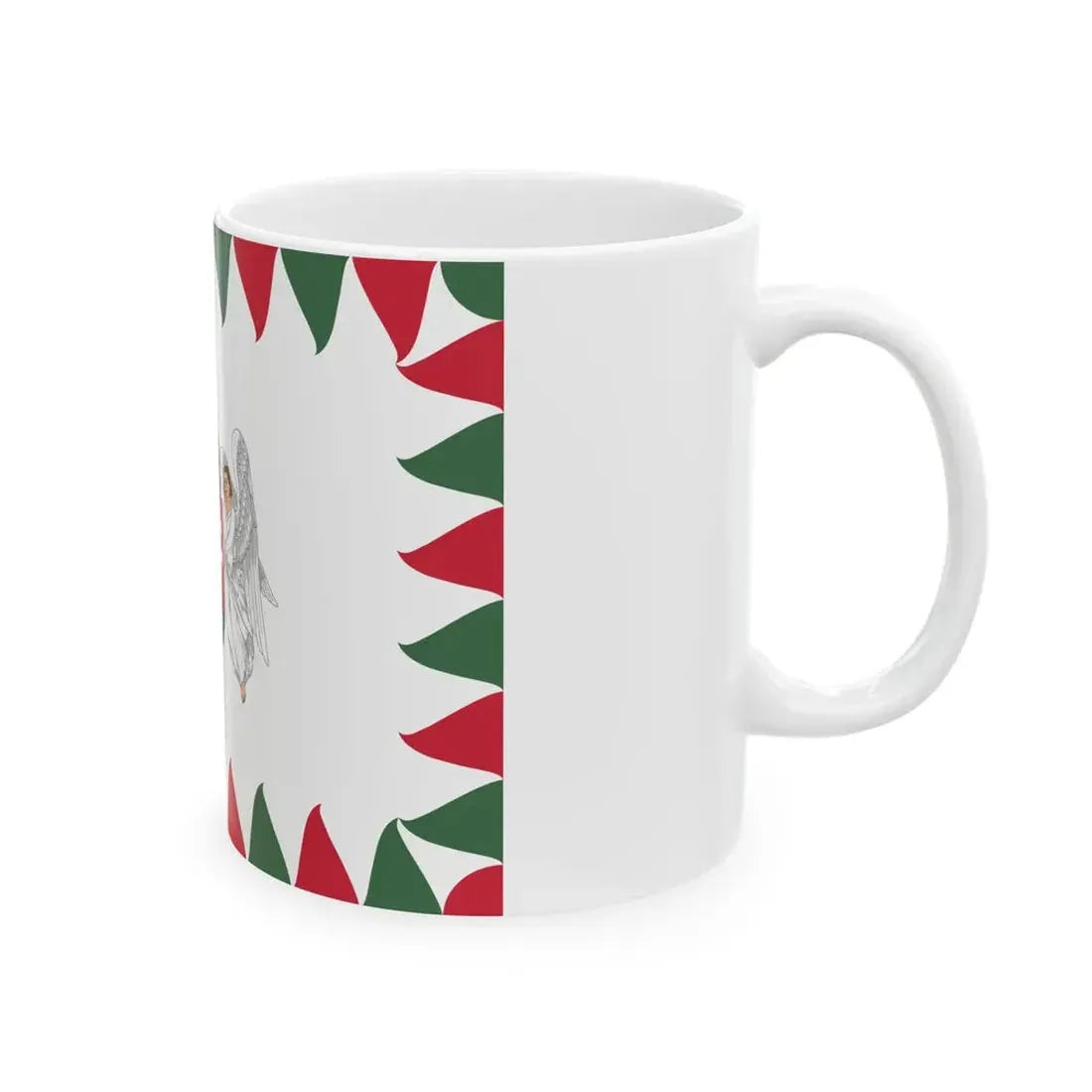 Flag of the Commander of an Army of the Royal Hungarian Defence Forces 1940-1945 (Hungary) White Coffee Mug - Go Mug Yourself