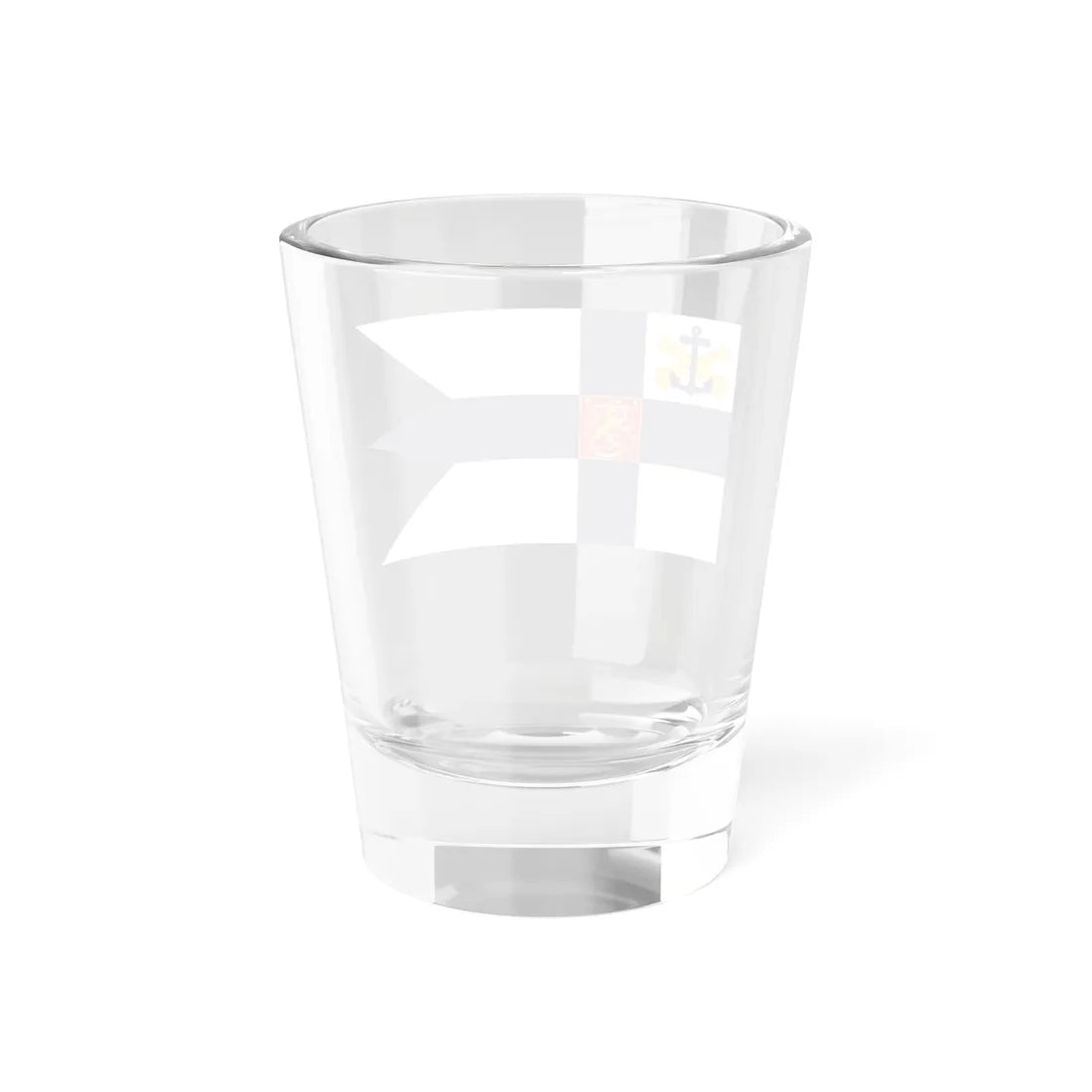 Flag of the Commander of the Finnish Navy (Finland) Shot Glass 1.5oz - Go Mug Yourself