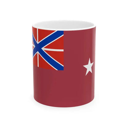 Flag of the commander of the marine military unit of the National Guard of Russia (Russia) White Coffee Mug 11oz - Go Mug Yourself