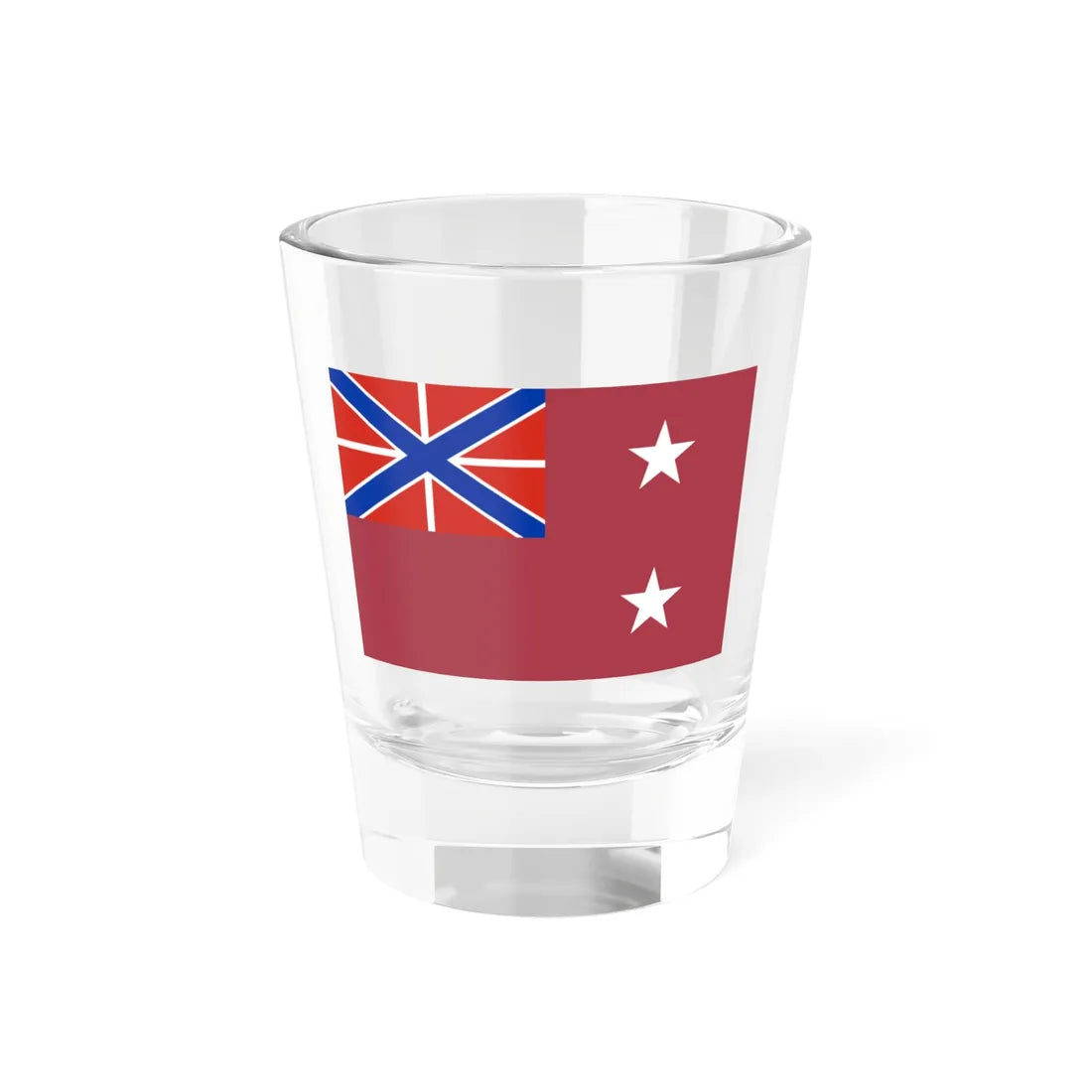 Flag of the commander of the National Guard of Russia (Russia) Shot Glass 1.5oz 1.5oz - Go Mug Yourself