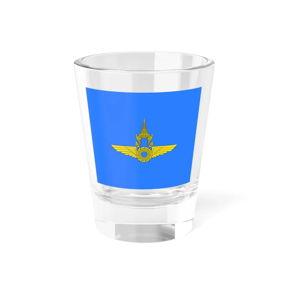 Flag of the Commander of the Siamese Air Force 1936-1979 (Cambodia) Shot Glass 1.5oz 1.5oz - Go Mug Yourself
