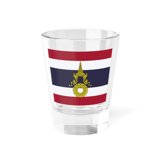 Flag of the Commander of the Siamese Army 1938-1979 (Cambodia) Shot Glass 1.5oz 1.5oz - Go Mug Yourself