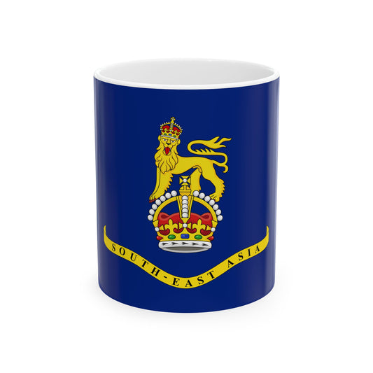 Flag of the Commissioner-General for South-East Asia 1946-1953 (Brunei) White Coffee Mug-11oz-Go Mug Yourself