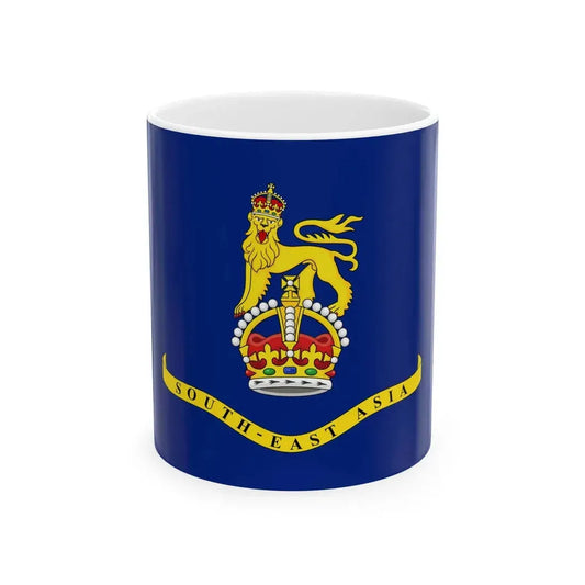 Flag of the Commissioner-General for South-East Asia 1946-1953 (Brunei) White Coffee Mug 11oz - Go Mug Yourself