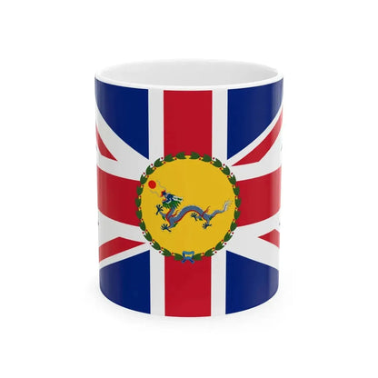 Flag of the Commissioner of Weihaiwei 1899-1903 (China) White Coffee Mug 11oz - Go Mug Yourself