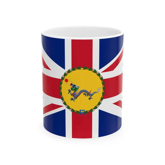 Flag of the Commissioner of Weihaiwei 1899-1903 (China) White Coffee Mug 11oz - Go Mug Yourself