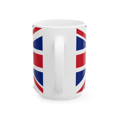 Flag of the Commissioner of Weihaiwei 1903-1930 (China) White Coffee Mug - Go Mug Yourself