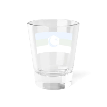 Flag of the Committee of Bashkir Resistance (Russia) Shot Glass 1.5oz - Go Mug Yourself