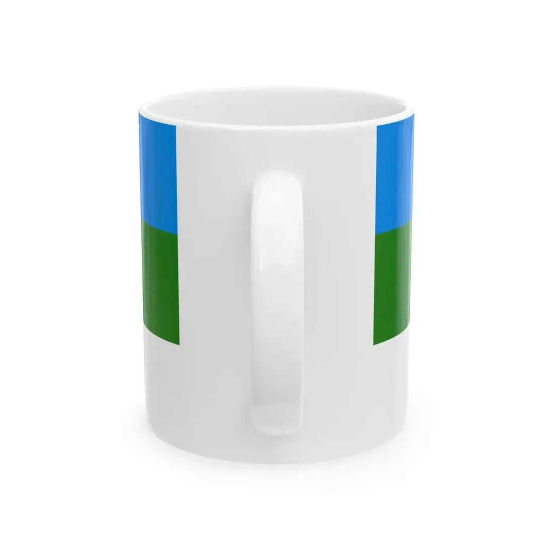 Flag of the Committee of Bashkir Resistance (Russia) White Coffee Mug - Go Mug Yourself