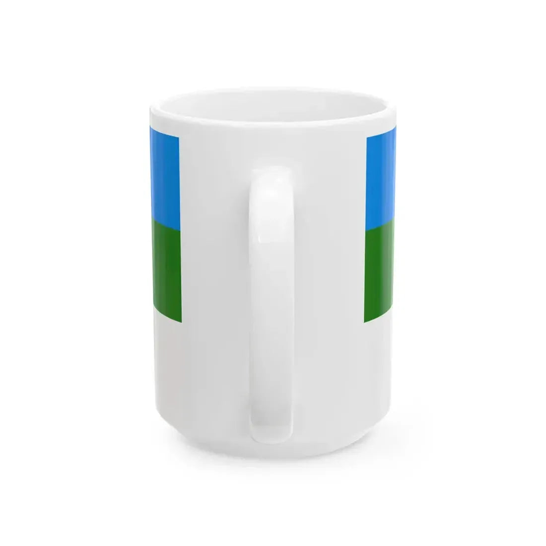 Flag of the Committee of Bashkir Resistance (Russia) White Coffee Mug - Go Mug Yourself