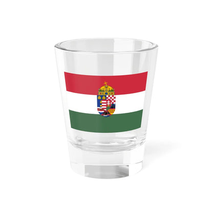 Flag of the common ministries of the Lands of the Holy Hungarian Crown 1896-1915 3-2 aspect ratio (Hungary) Shot Glass 1.5oz 1.5oz - Go Mug Yourself