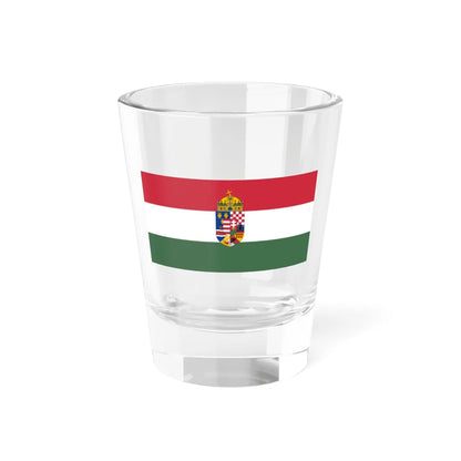 Flag of the common ministries of the Lands of the Holy Hungarian Crown 1915-1918 (Hungary) Shot Glass 1.5oz 1.5oz - Go Mug Yourself