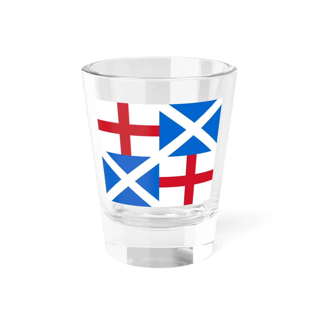 Flag of The Commonwealth (England) Shot Glass 1.5oz 1.5oz - Go Mug Yourself