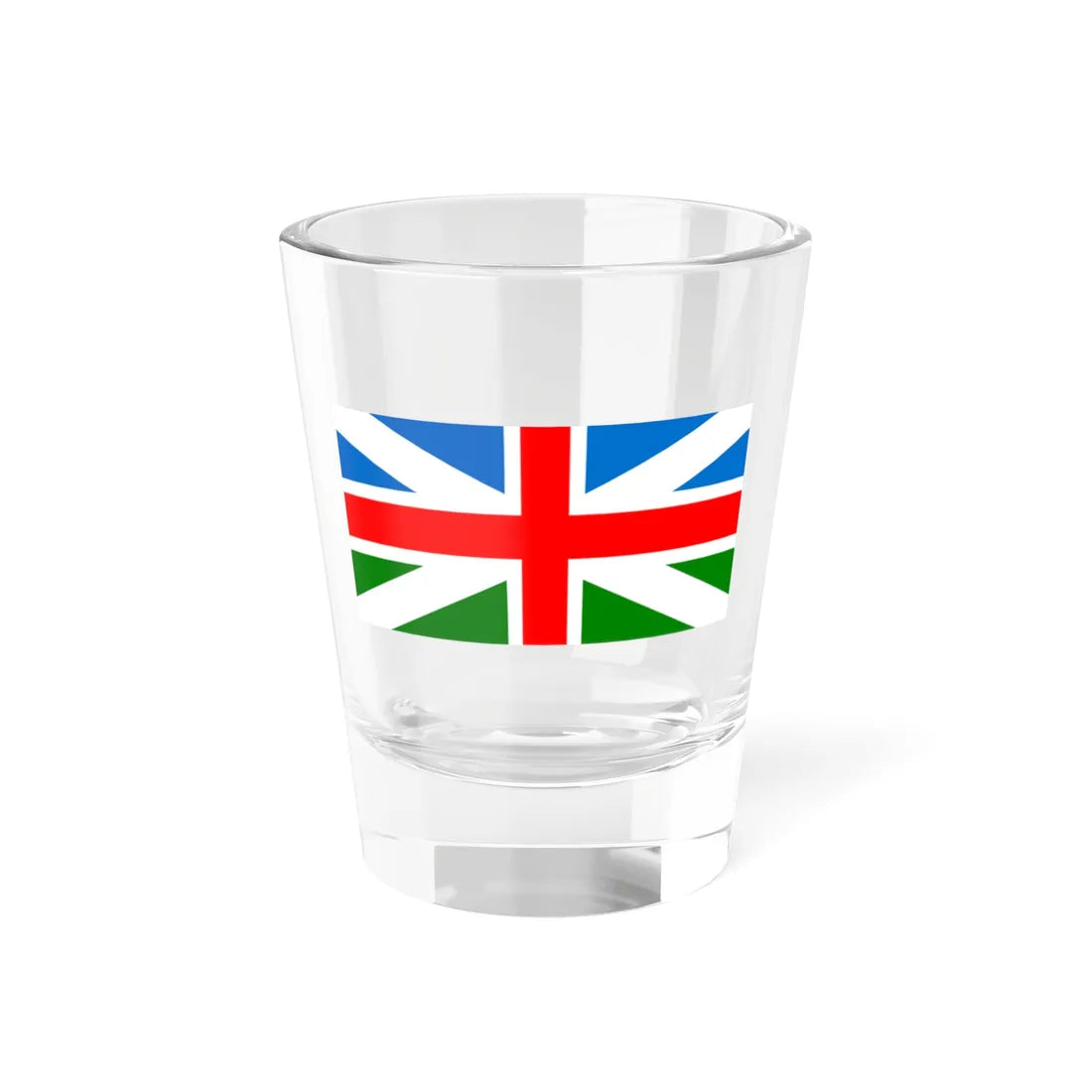 Flag of the Commonwealth of Great Britain CH proposal (United Kingdom) Shot Glass 1.5oz 1.5oz - Go Mug Yourself
