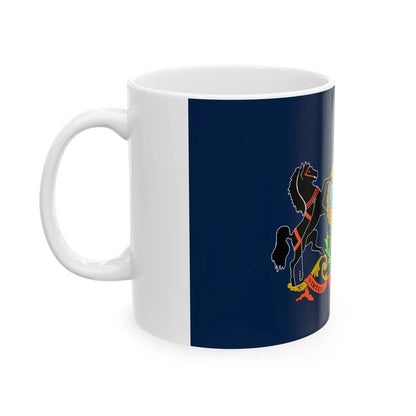 Flag of the Commonwealth of Pennsylvania (United States) White Coffee Mug - Go Mug Yourself
