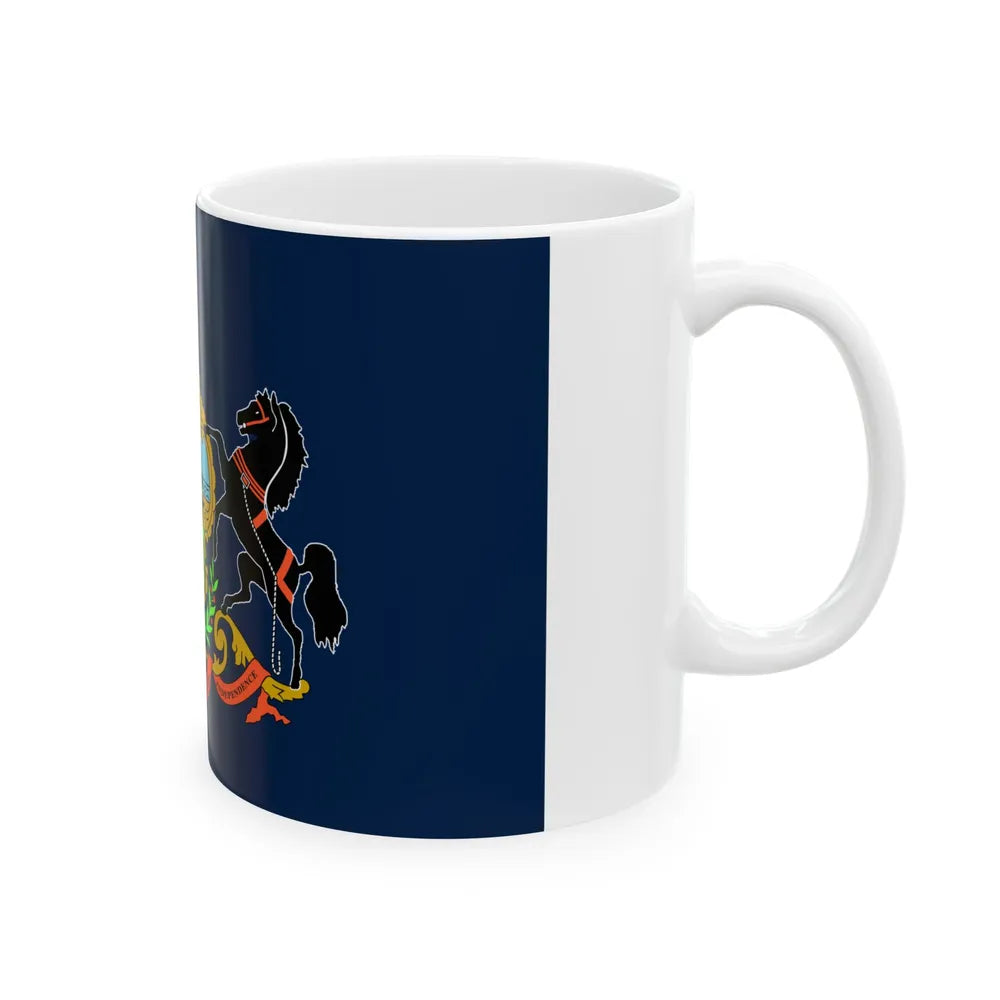 Flag of the Commonwealth of Pennsylvania (United States) White Coffee Mug - Go Mug Yourself