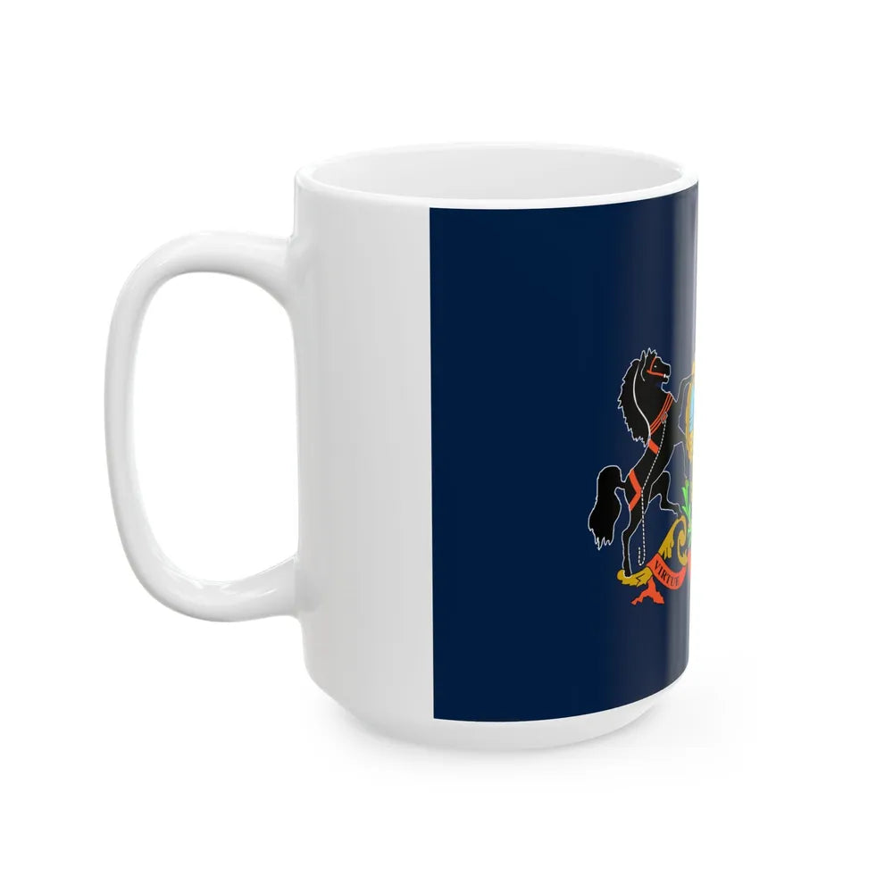 Flag of the Commonwealth of Pennsylvania (United States) White Coffee Mug - Go Mug Yourself