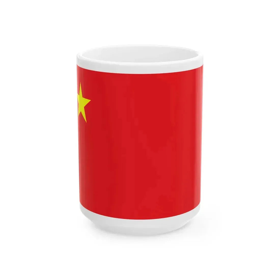 Flag of the Communist Maoist Party of Afghanistan (Afghanistan) White Coffee Mug 15oz - Go Mug Yourself