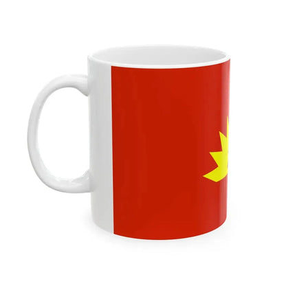 Flag of the Communist Party of Ireland (Ireland) White Coffee Mug - Go Mug Yourself