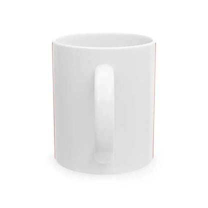 Flag of the Communist Party of Nepal Maoist (Nepal) White Coffee Mug - Go Mug Yourself