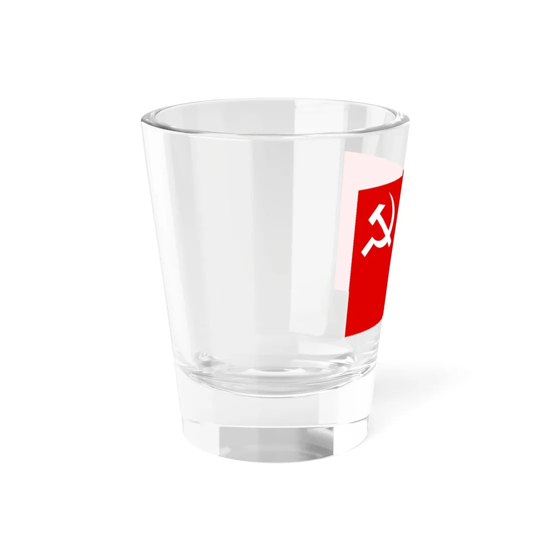 Flag of the Communist Party of Nepal Unified Marxist-Leninist (Nepal) Shot Glass 1.5oz - Go Mug Yourself