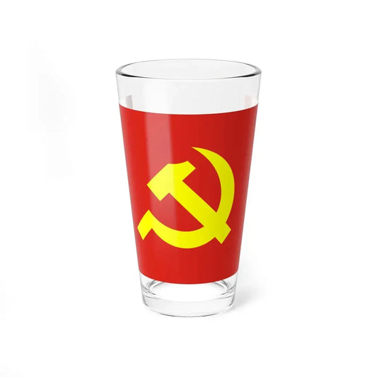 Flag of the Communist Party of Vietnam (Vietnam) Pint Glass 16oz 16oz - Go Mug Yourself