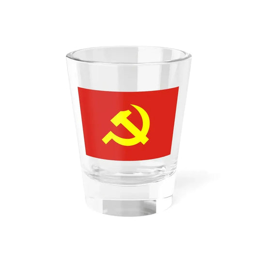 Flag of the Communist Party of Vietnam (Vietnam) Shot Glass 1.5oz 1.5oz - Go Mug Yourself