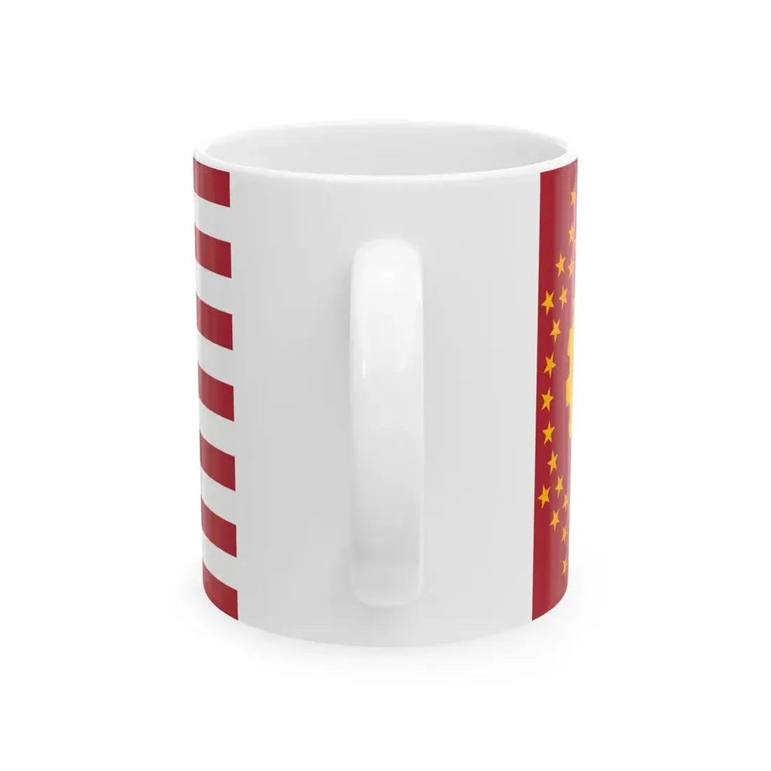 Flag of the Communist States of America (United States) White Coffee Mug - Go Mug Yourself