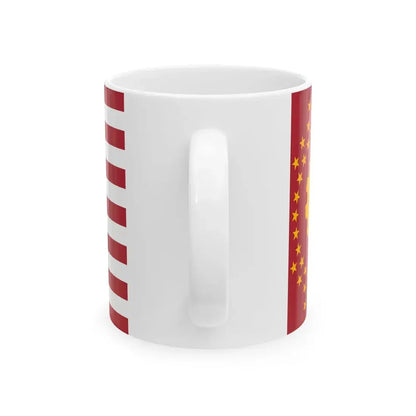 Flag of the Communist States of America (United States) White Coffee Mug - Go Mug Yourself