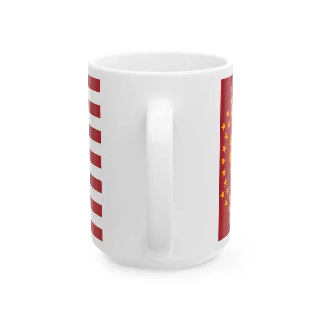 Flag of the Communist States of America (United States) White Coffee Mug - Go Mug Yourself