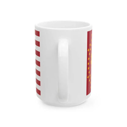 Flag of the Communist States of America (United States) White Coffee Mug - Go Mug Yourself