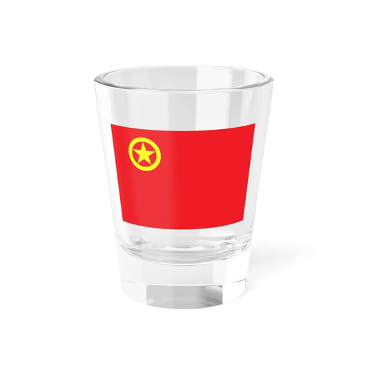Flag of the Communist Youth League of China (China) Shot Glass 1.5oz 1.5oz - Go Mug Yourself