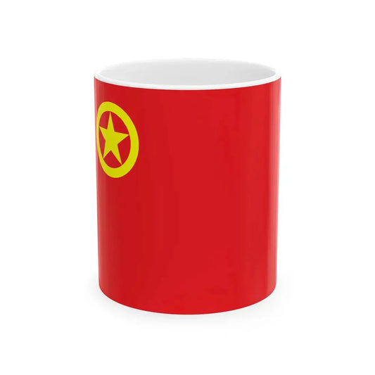Flag of the Communist Youth League of China (China) White Coffee Mug 11oz - Go Mug Yourself