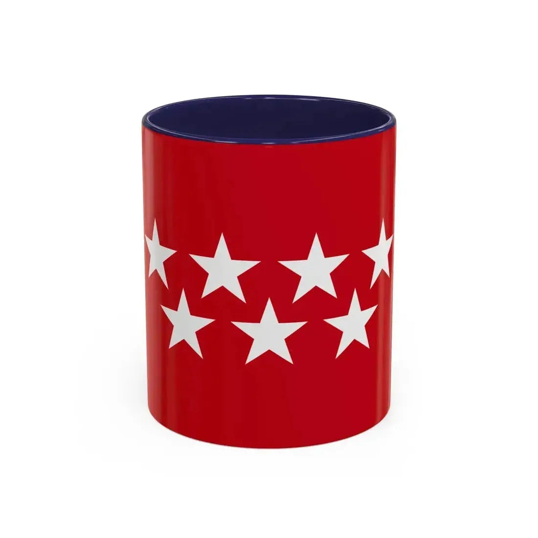 Flag of the Community of Madrid Spain - Accent Coffee Mug 11oz Navy - Go Mug Yourself