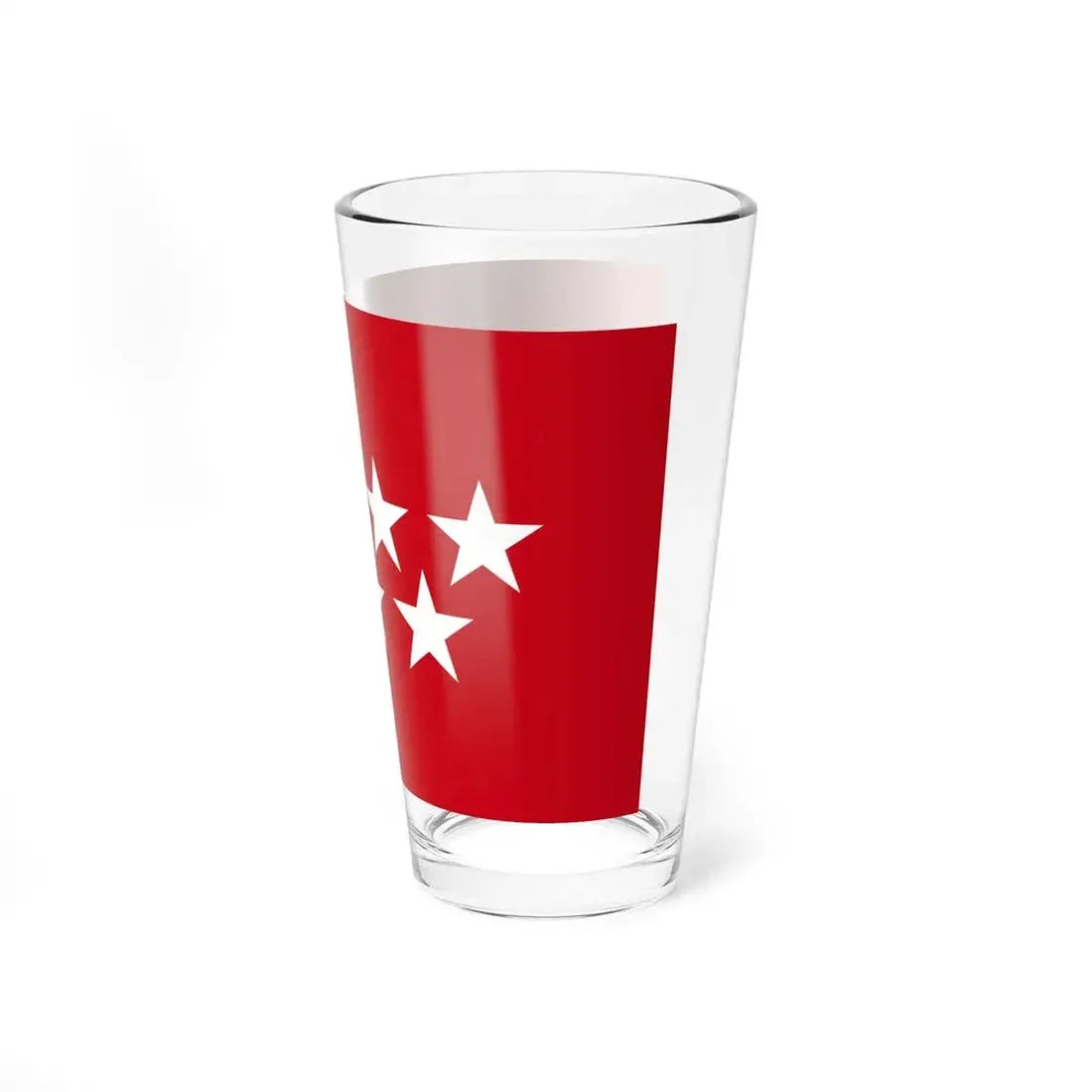 Flag of the Community of Madrid Spain - Pint Glass 16oz - Go Mug Yourself