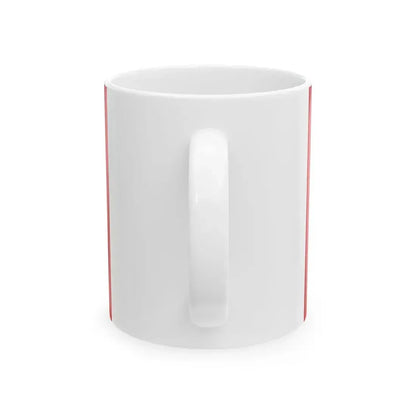 Flag of the Community of Madrid Spain - White Coffee Mug - Go Mug Yourself