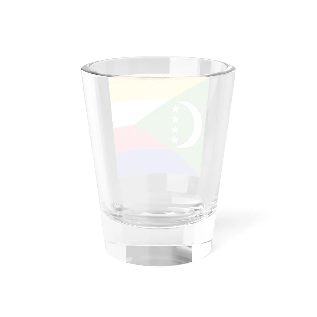 Flag of the Comoros 1-1 (Comoros) Shot Glass 1.5oz - Go Mug Yourself